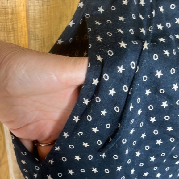 Etoile Isabel Marant vintage cotton star print bandeau jumpsuit 1= xs/s - Picture 4 of 11